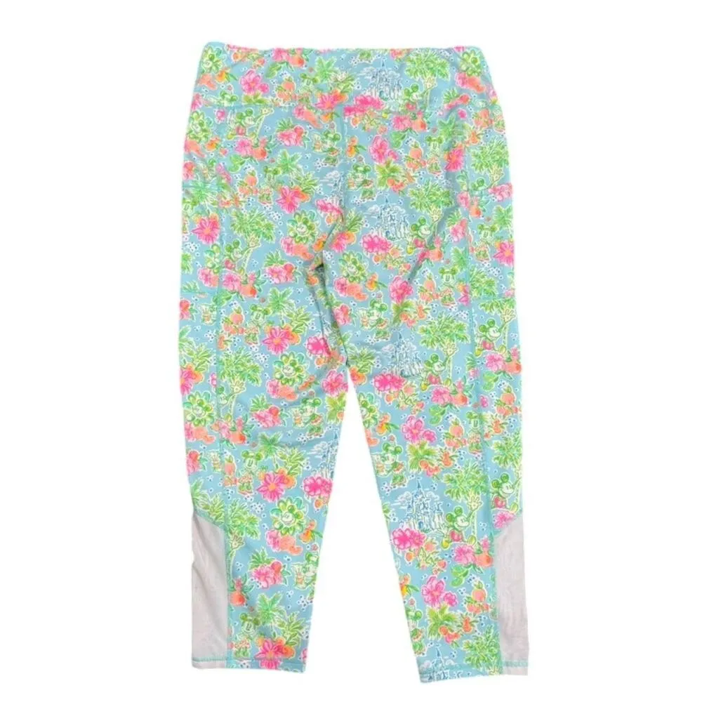 Lilly Pulitzer X Disney Weekender 24" High Rise Midi Leggings in Blue, Size XXL‌ - Image 3