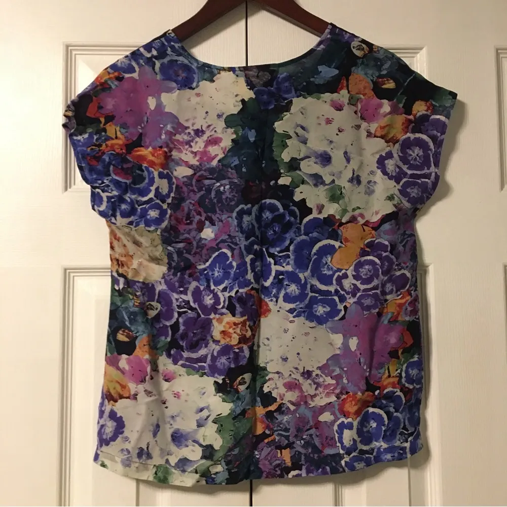 Maeve Tokonoma Silk Floral Top - Image 4