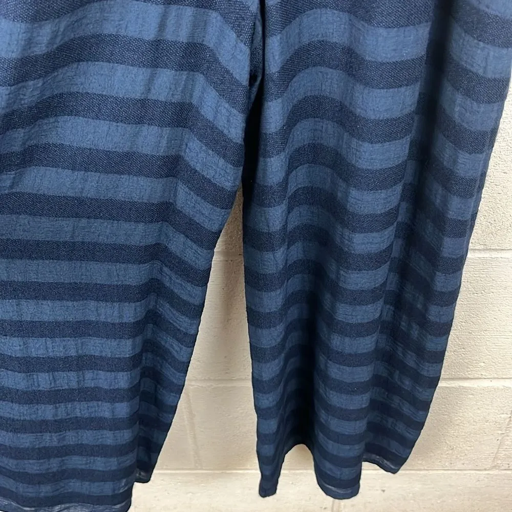 Tularosa Revolve women’s Florence navy striped ruffle cropped jumpsuit size S - Image 6