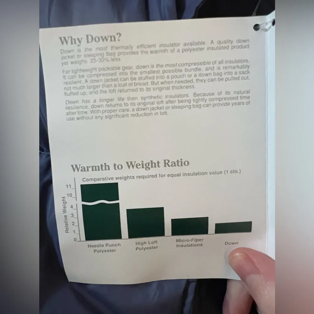 LL Bean Outdoors Vintage Goose Down Puffer Vest NWT Women’s Regular Medium RARE - Image 9