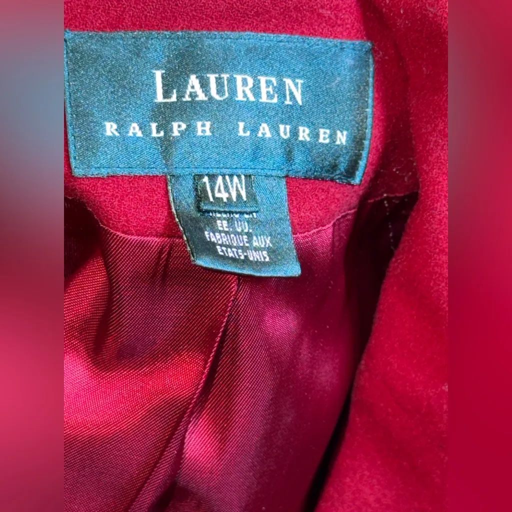 Lauren Ralph Lauren Worsted Wool Blend Blazer - Image 5