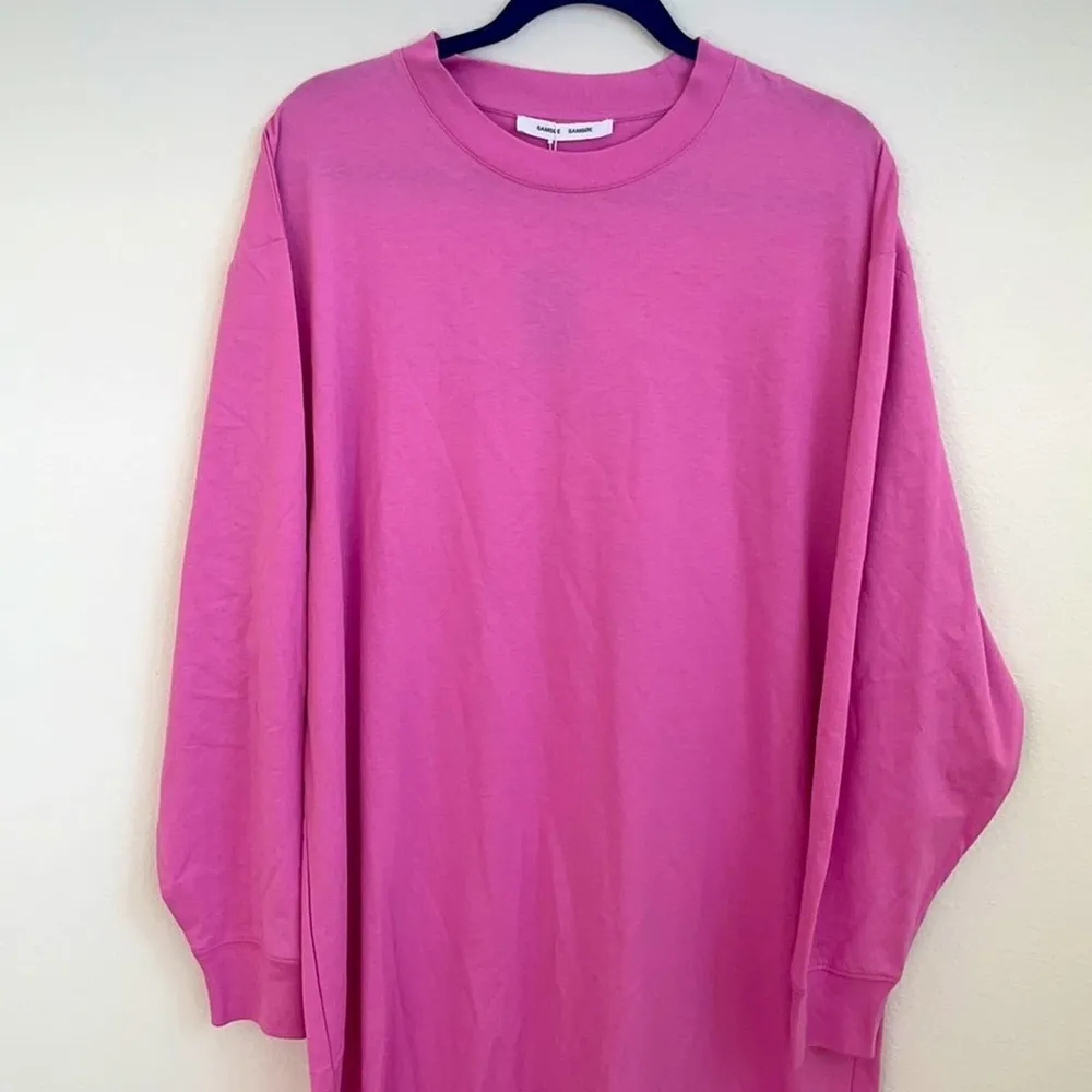 Samsoe Samsoe chrome is dress bubble pink dress S NWT - Image 2