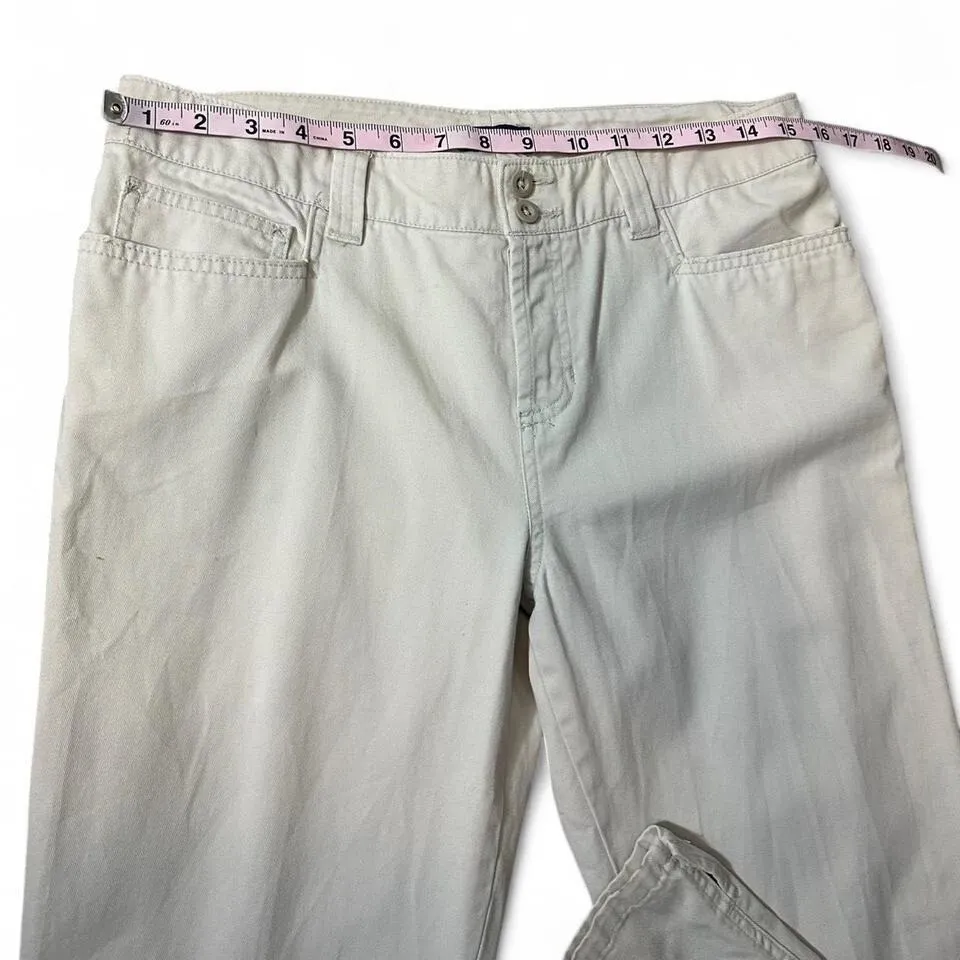 Vintage Abercrombie‎ Off White Jeans - Image 6