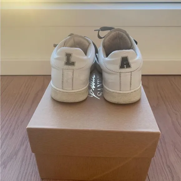 Rare LA Joshua Sanders Leather Sneakers Size 6 - Image 2