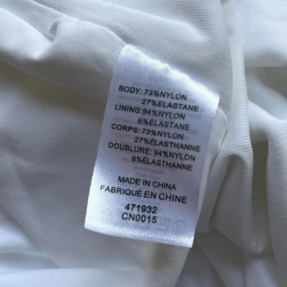 House of Harlow 1960 Ribbed White Bodysuit Size Large - Image 5