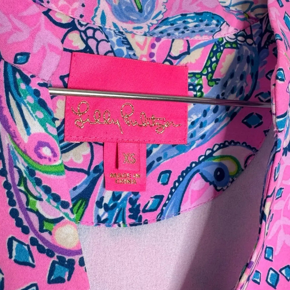 Lilly Pulitzer Winona Stretch Swing Dress Pink - Image 3