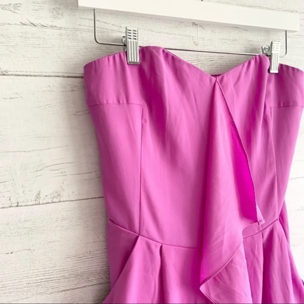 Express Sweetheart Neckline Ruffle Romper - Image 7