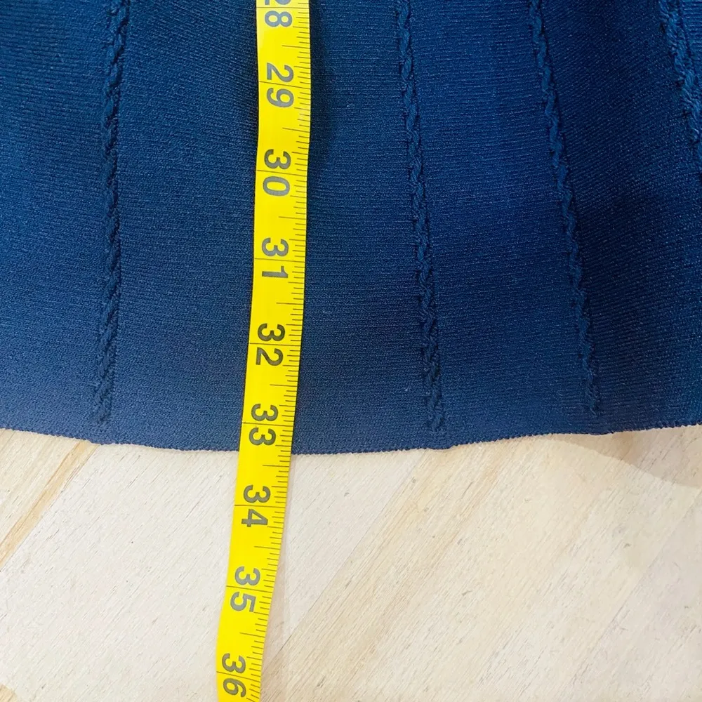 Claudie Pierlot knit flare mini dress Blue Size L - Image 15