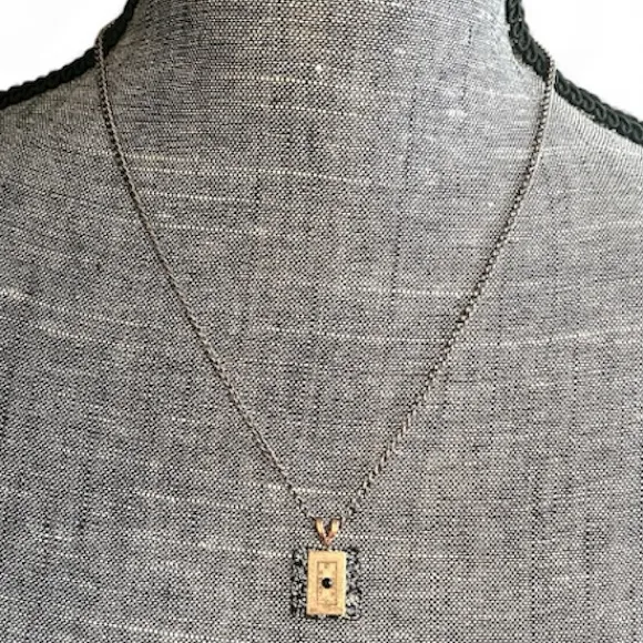 Elegant Copper Chain Necklace Vintage Watch Face Pendant Steampunk Victorian Orange - Image 3