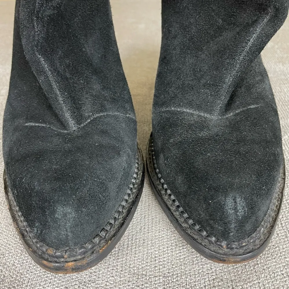 THEYSKENS THEORY Black Suede Boots Size 40 - Image 6