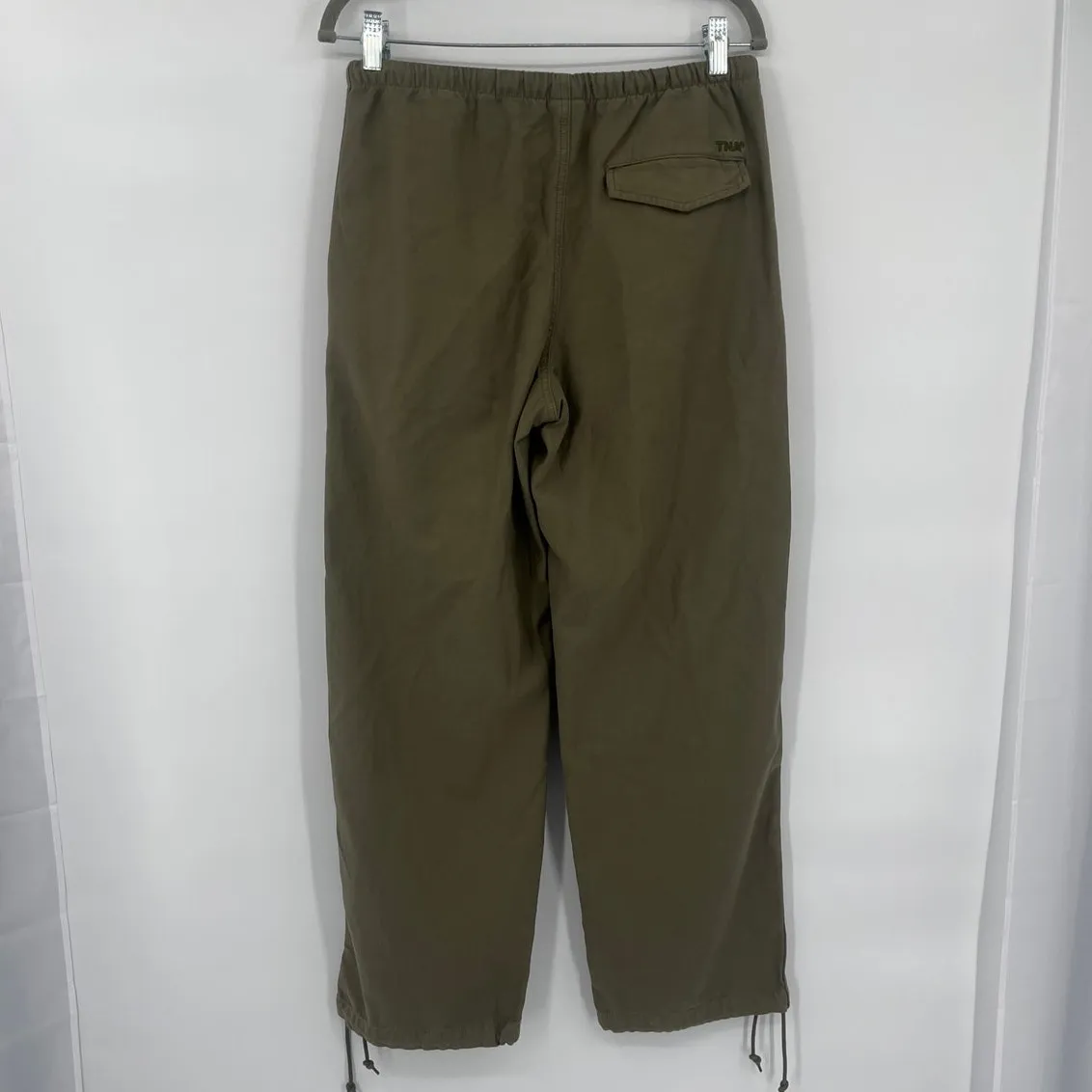 Y2K TNA Surplus Aritzia Parachute Women’s Pants Sz S Olive Cargo Gorp Military Green - Image 8