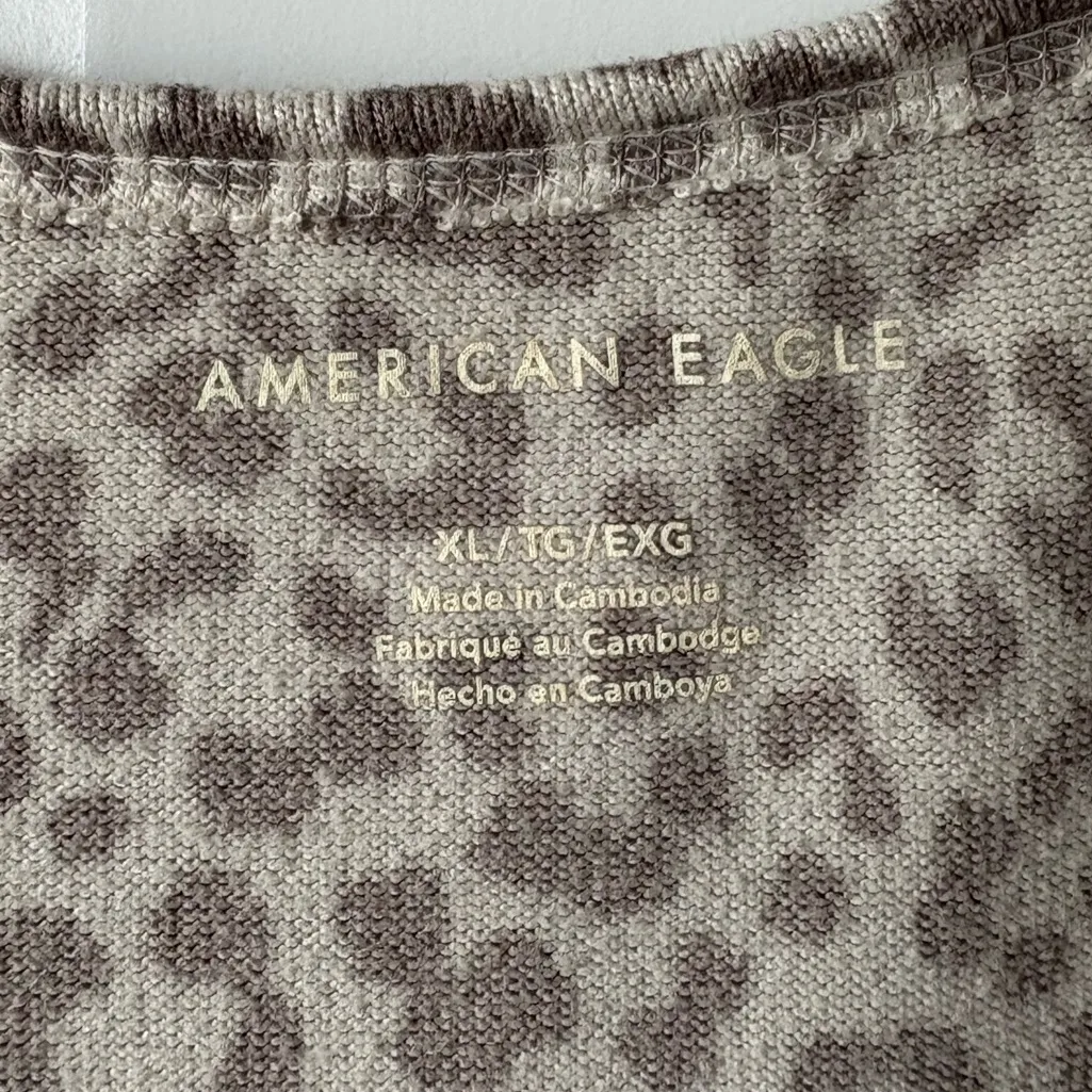 American Eagle Outfitters Animal Print Top - Image 3