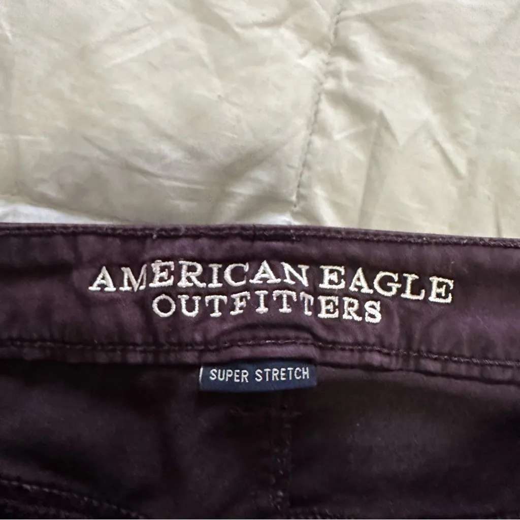 American Eagle Jeggings 360 Super Stretch Eggplant Purple Women's Size 8 Regular - Image 4