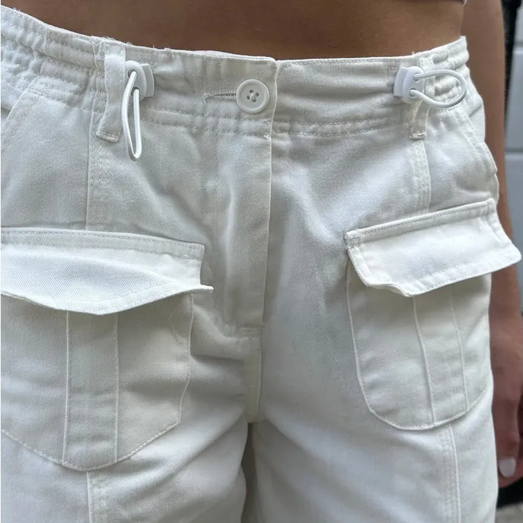 Brandy Melville NWOT Kim Pant White - Image 4