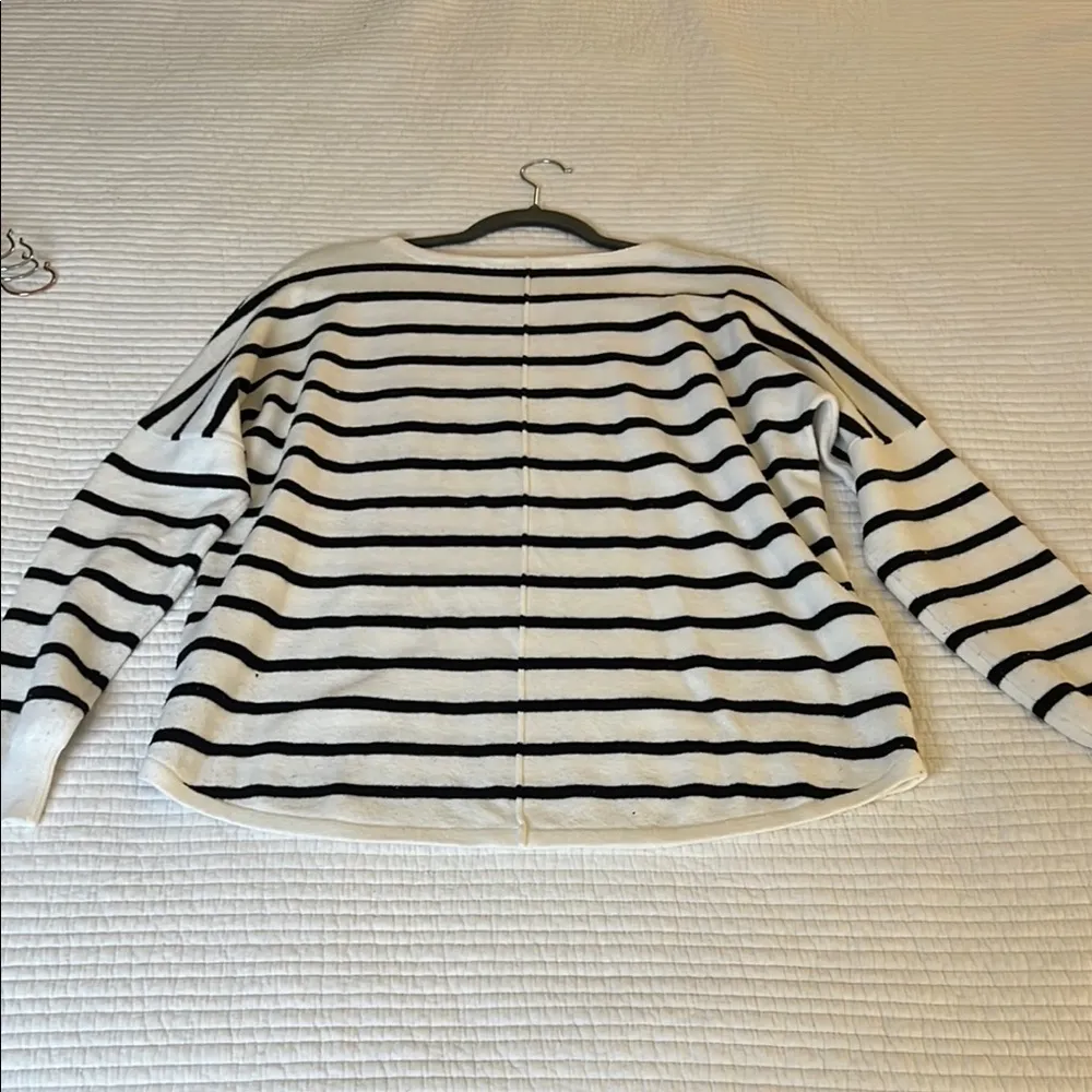 Striped Black and White Sweater - Image 3