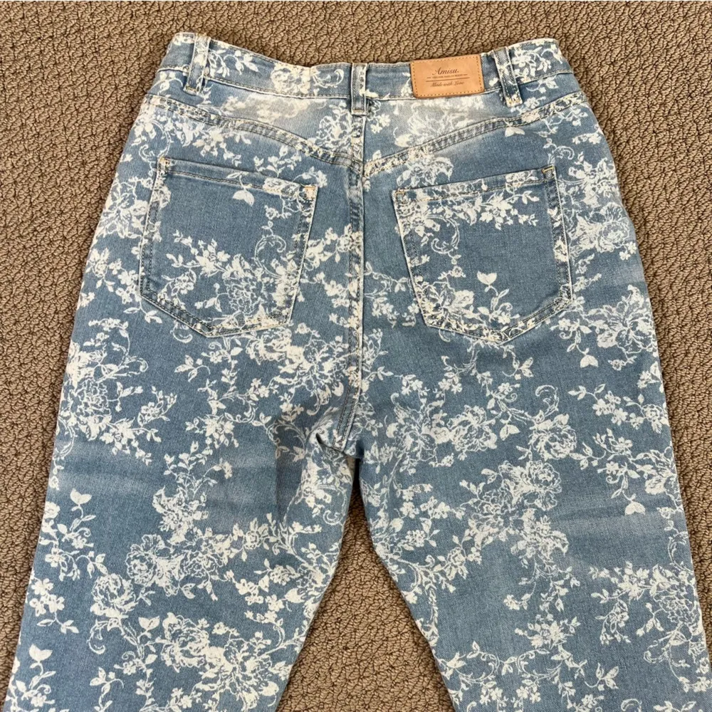 Amisu  Floral Jeans - Image 10