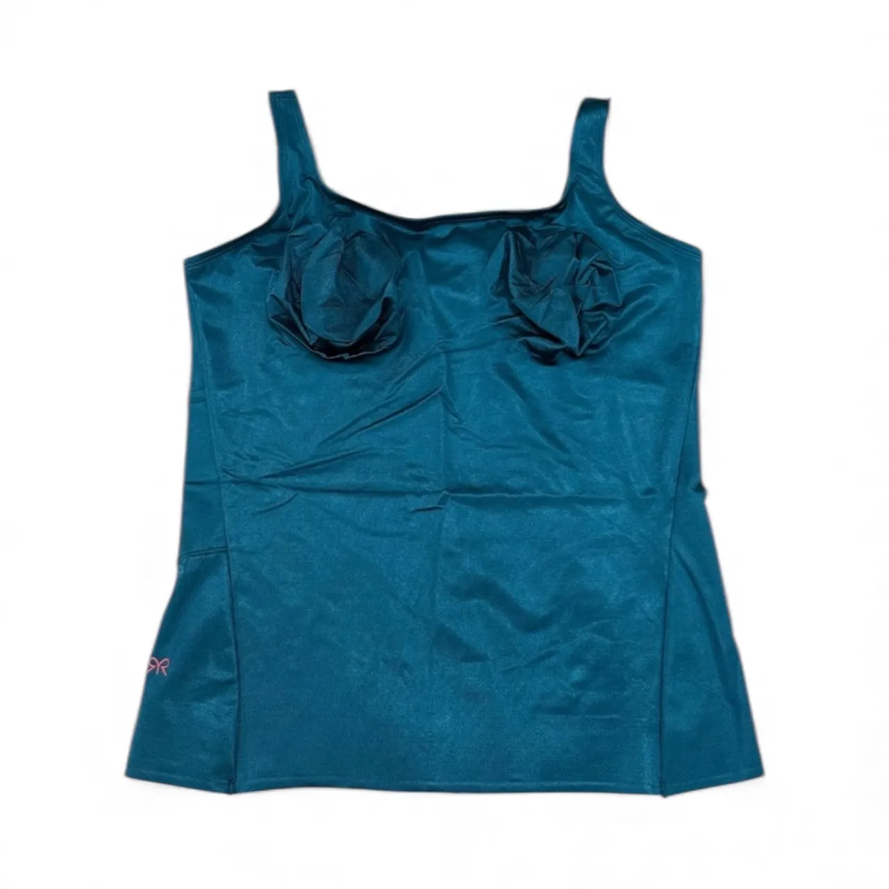 NWT Ruby Ribbon Simply Smooth Pocket Cami Tank Dark Moss Size 50 Green - Image 3