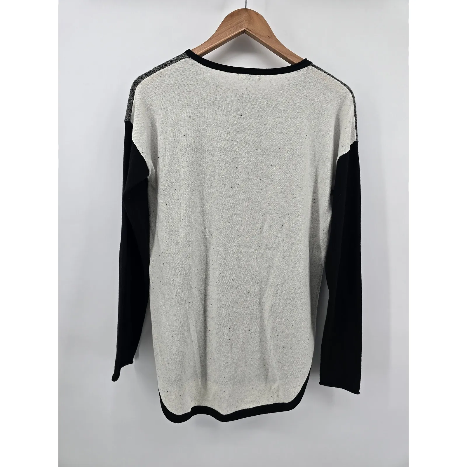 Smartwool Long Sleeve Crew Neck Base Layer Sweater Heather Gray Black Small - Image 3