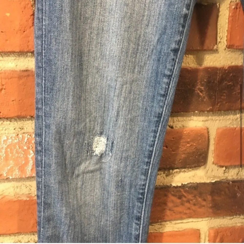 LOFT distressed Skinny jeans sz 2 - Image 3