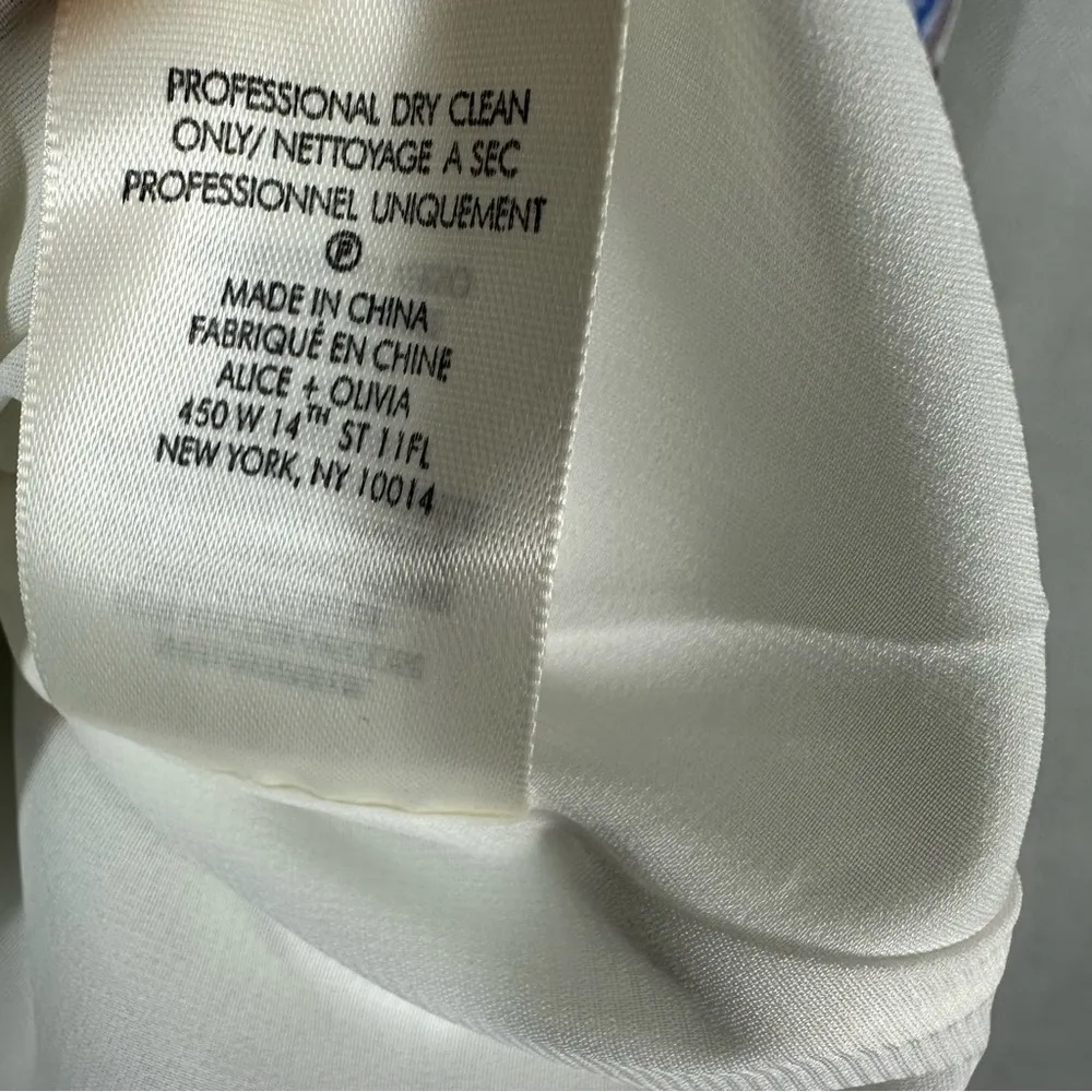 Alice + Olivia Harmony Slip Midi Dress Gardenia Floral Size US 4 - Image 16