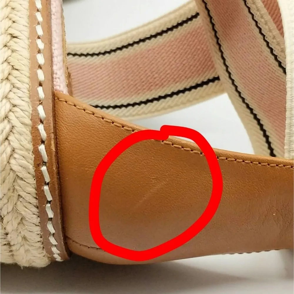 Tory Burch Frieda Espadrille Sandal Platform Open Toe Jute Wedge 7.5 NWOB - Image 8