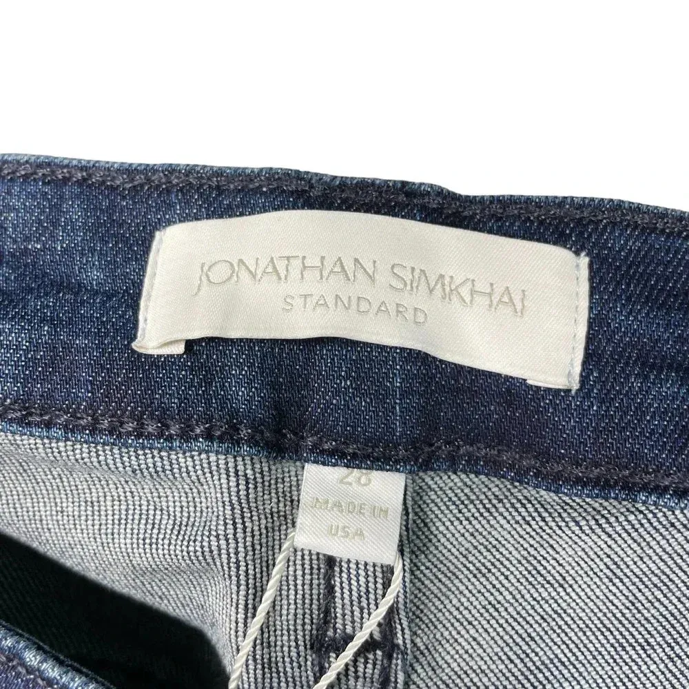 Jonathan Simkhai Rae High Rise Ankle Skinny Jeans Dark Monterey Size 28 Blue - Image 9