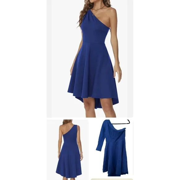 Size XL Sarin Mathews One Shoulder High Low A - Image 2