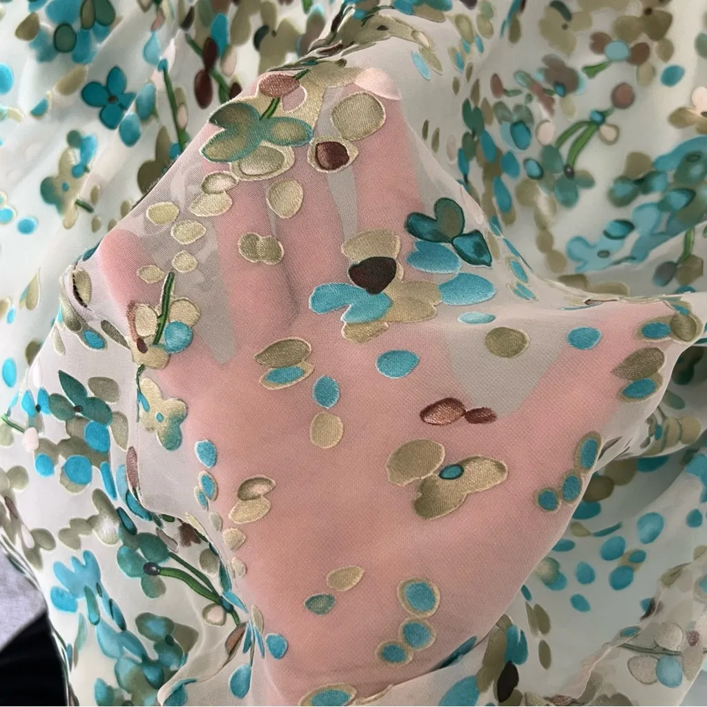 BCBG Maxazria Womens Y2K Fairy Silk Maxi Dress Size 0 HOCO Prom Cocktail Wedding - Image 8