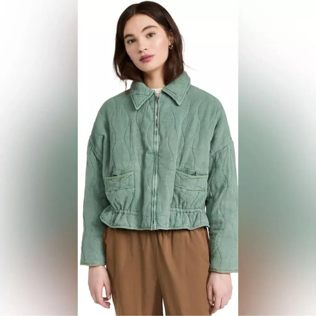 BLANKNYC Cuffed Green Jacket in Tumors‎ Travel - Image 2