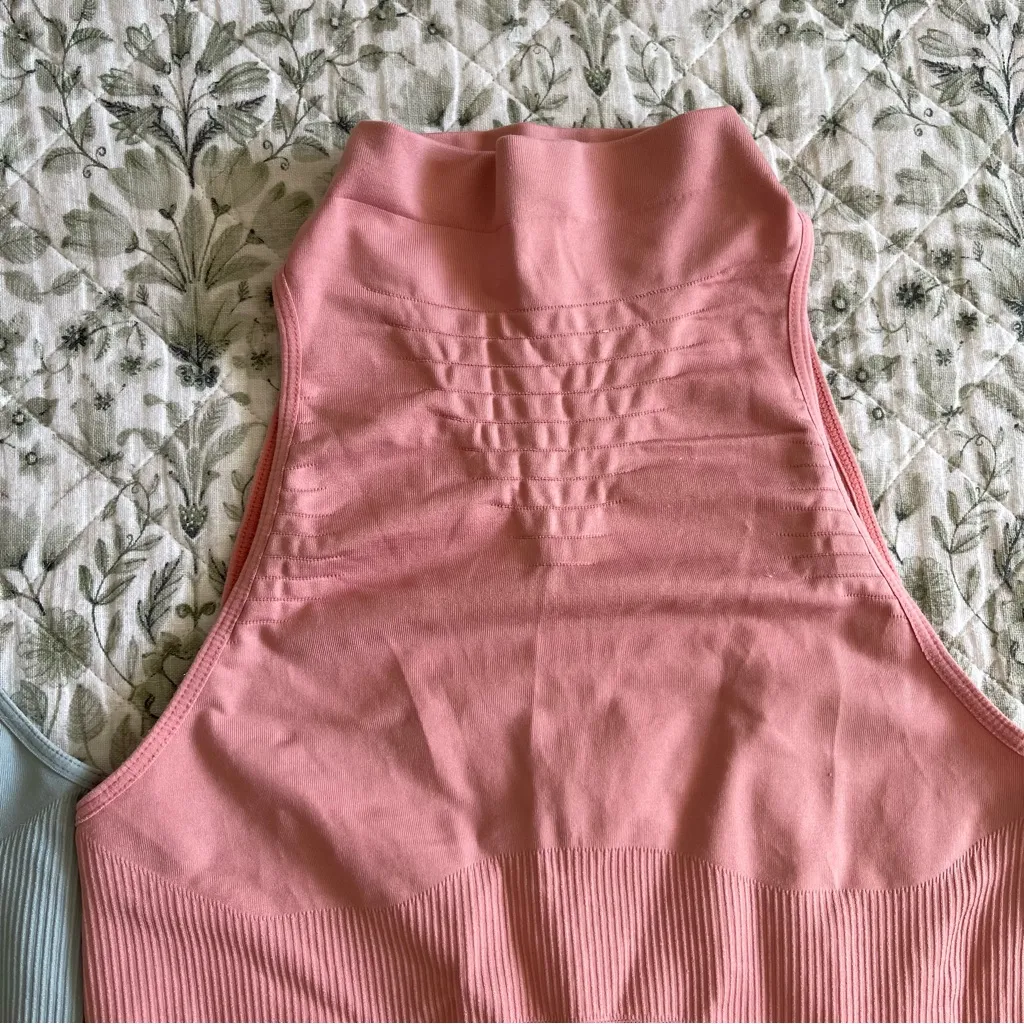 Nike Tank Top Bundle Spandex Pink & Blue Size Extra Small - Image 4