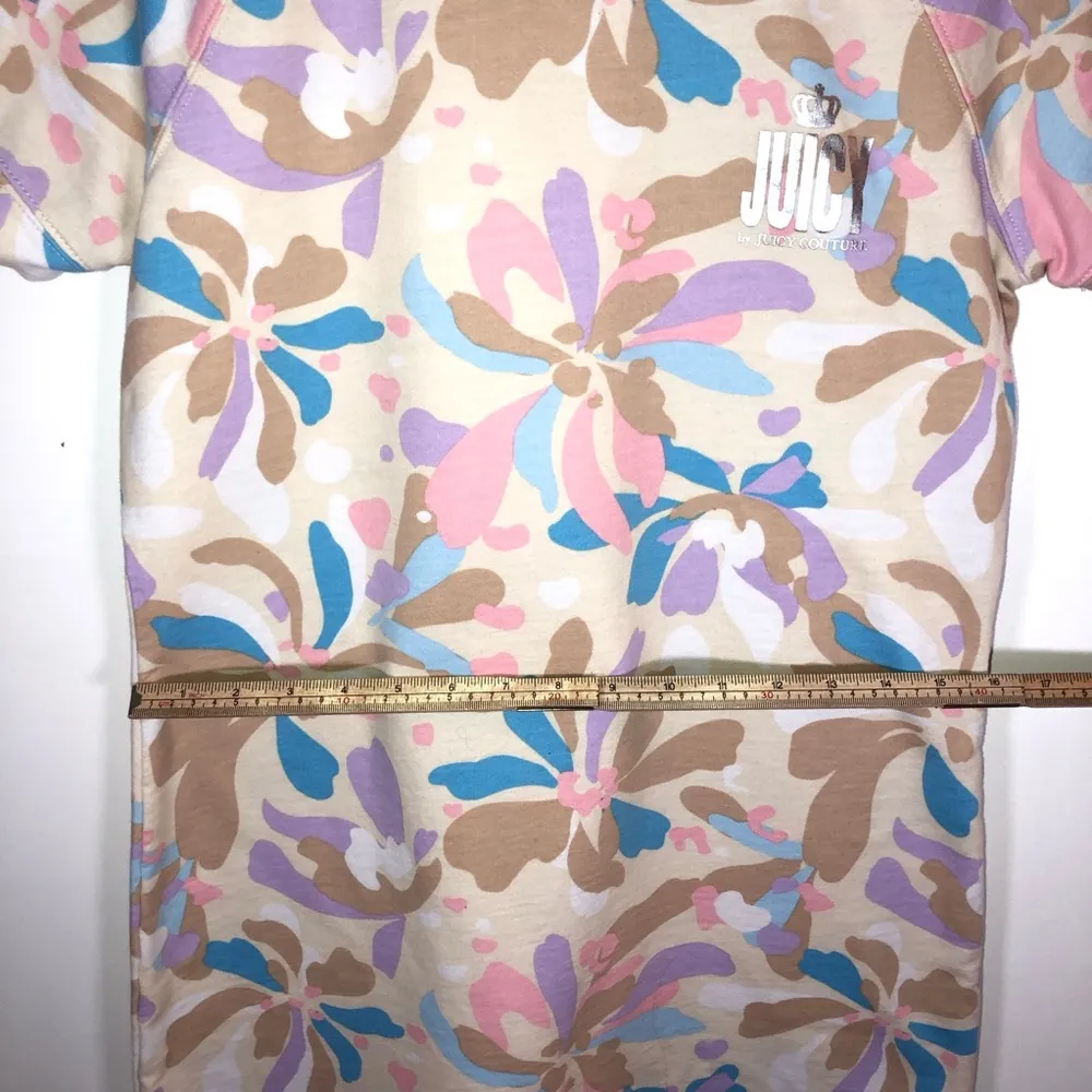 Juicy by Juicy Couture Floral T Shirt Cotton Blend Dress - Image 3