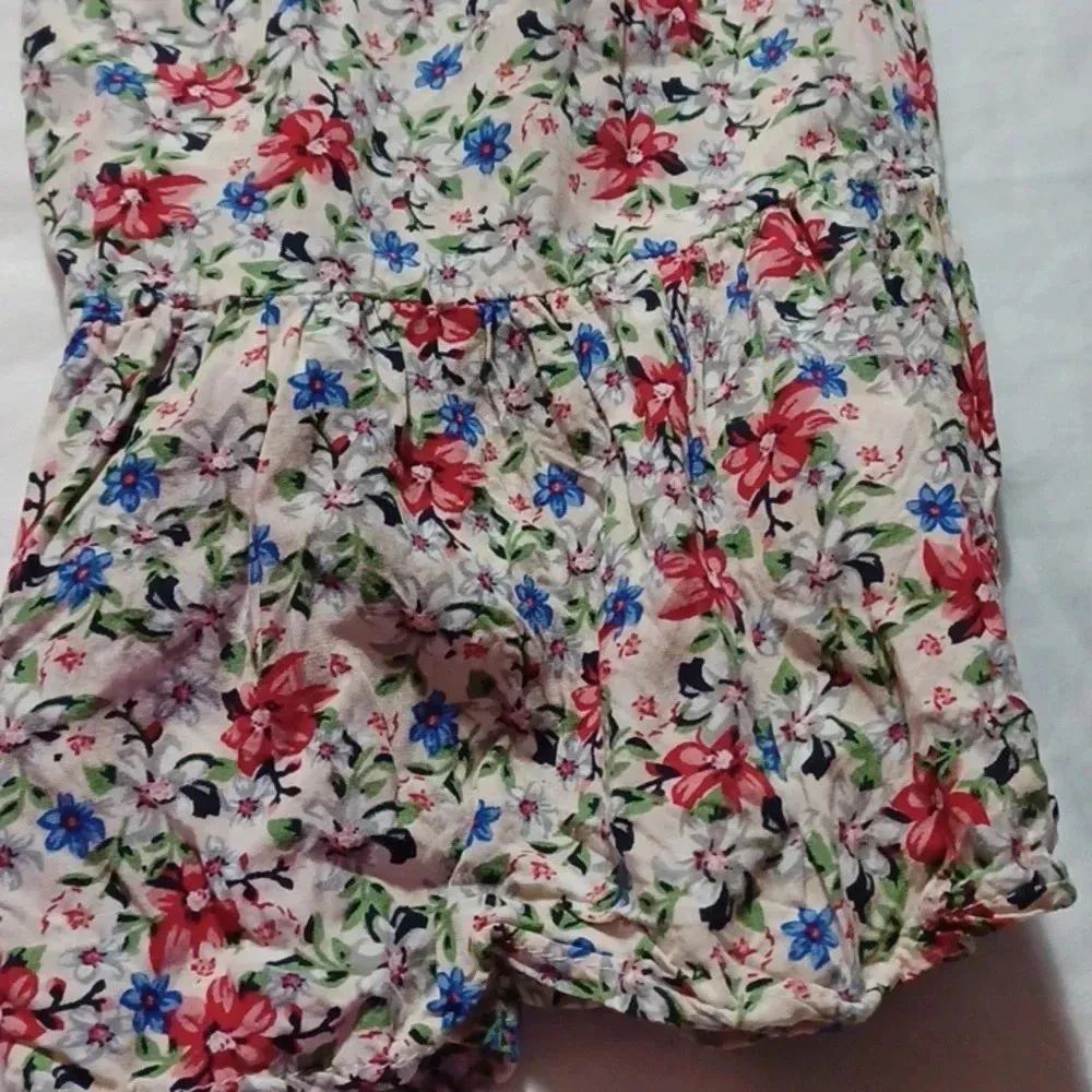 Umgee strapless boho floral wide leg jumpsuit - Image 5