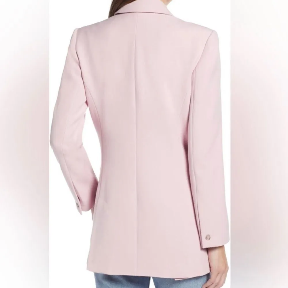 NWT Something Navy Pink Carnation Powerhouse Blazer - Image 5