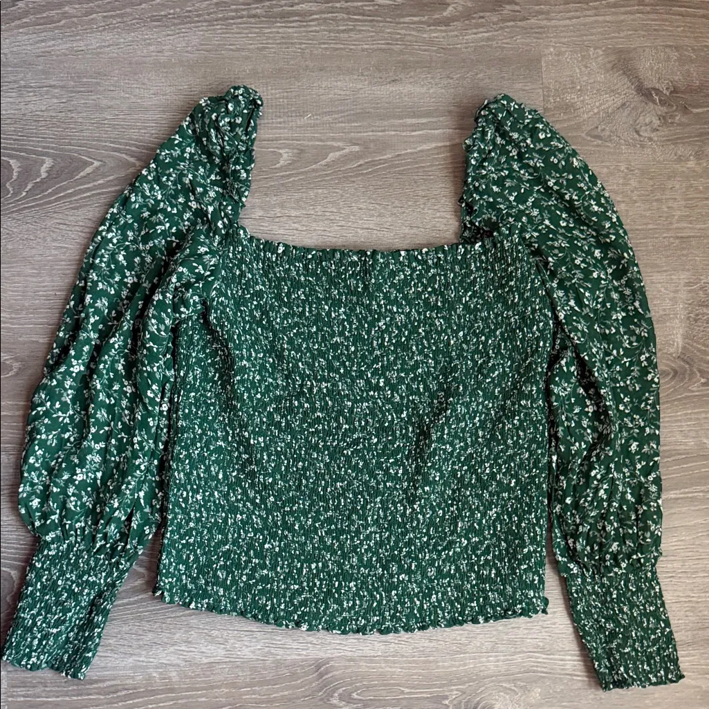 REFORMATION  Pinto Smocked Top 2X - Image 2