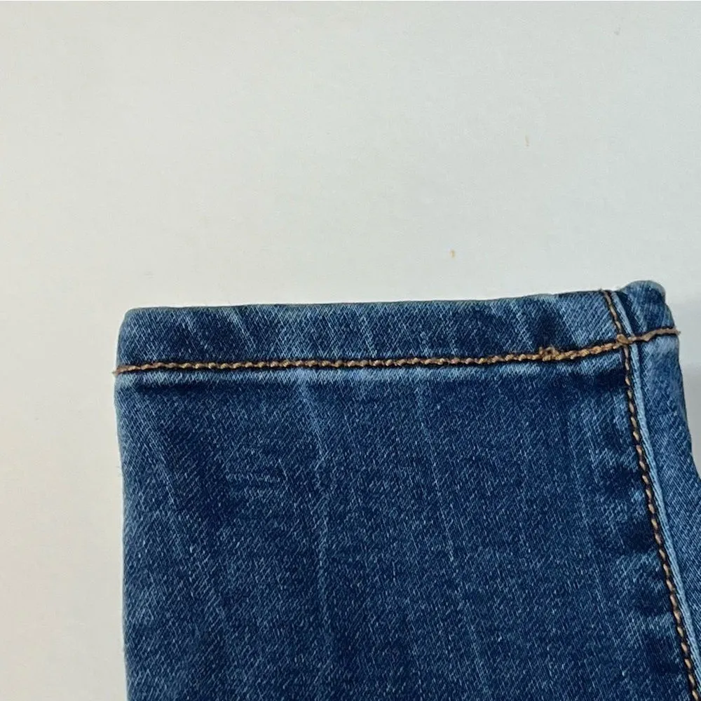 Women’s Maurice’s Mid Rise Distressed Skinny Jean Jeggings Size XS Dark Wash‎ - Image 7