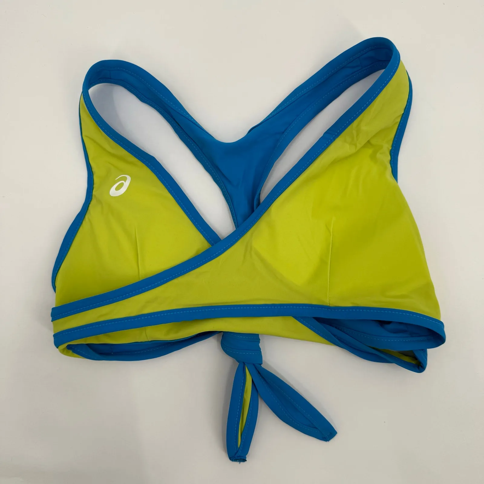 ASICS Beach Volleyball Bikini Top Size Extra Small NEW Reversible UPF Swim NWOT - Image 3