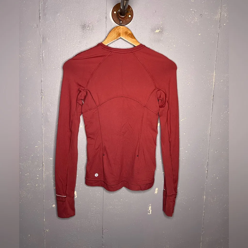 Lululemon Its Rulu Run Long Sleeve Shirt Size 2 - Image 4