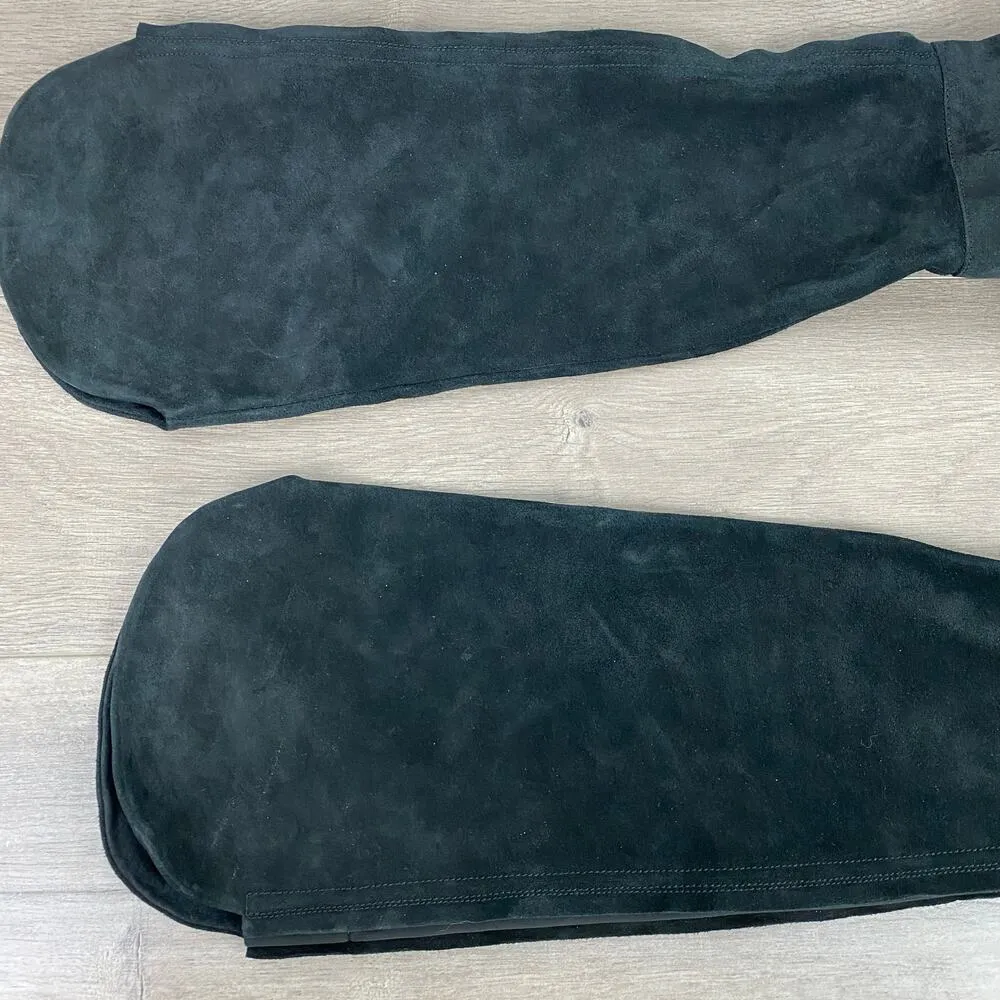 Free People Black Suede Leather Banks Over The Knee Boots Sz.40(US 9.5) NWOB - Image 8