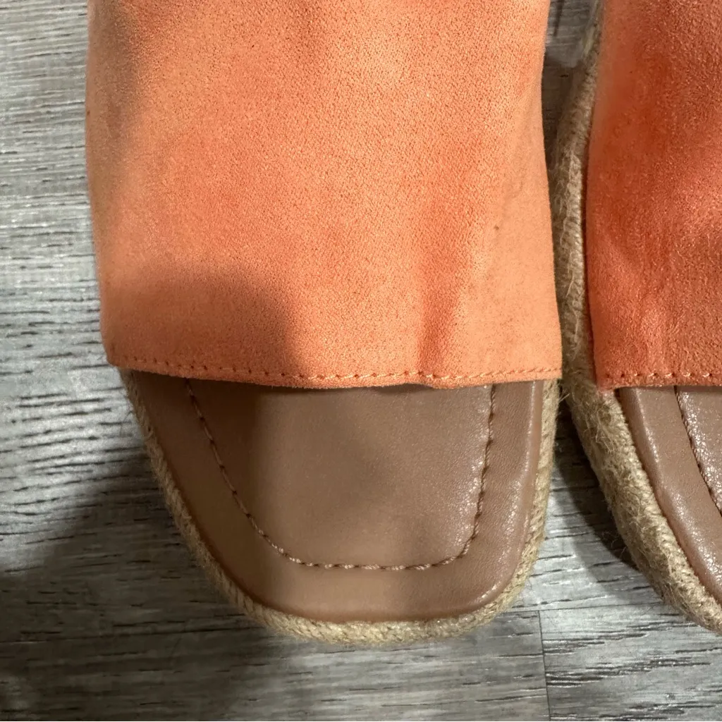 Universal thread Orange Slide Sandals size 11 - Image 3
