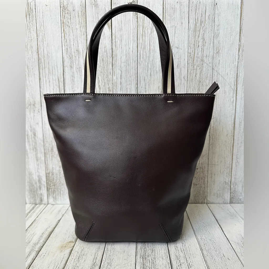 Ann Taylor All Leather Tote Handbag - Image 5