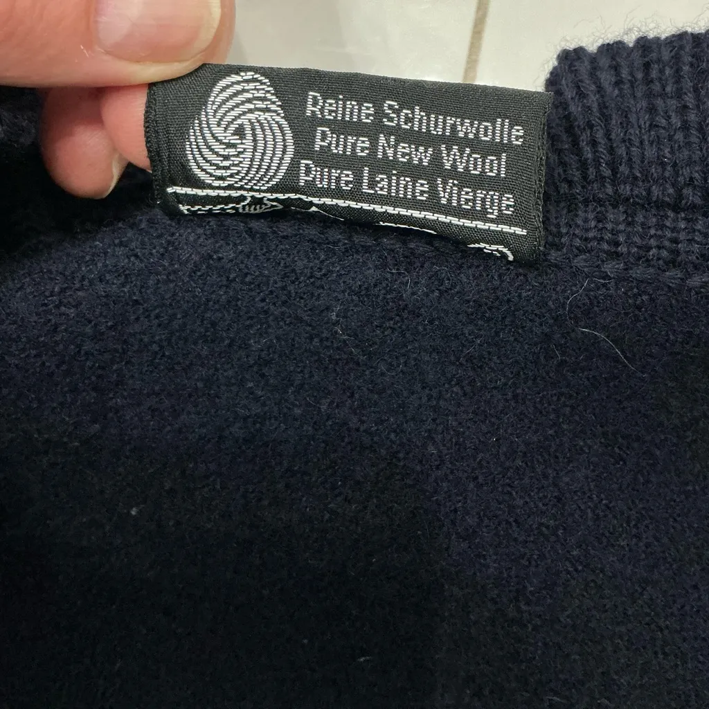 Dressy wool cardigan 🌹 Blue Size undefined - Image 9