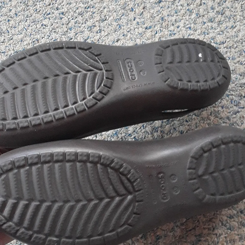 Crocs  Brown Kadee Ballet Flats SIZE 8 - Image 2