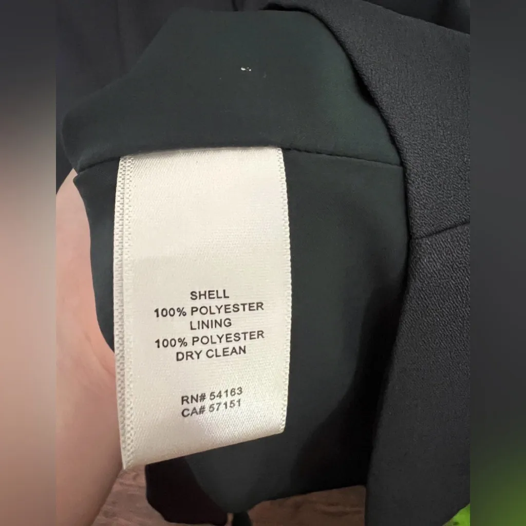 Eliza J Ruffle Formal Dress Dark Green Size 14 - Image 4