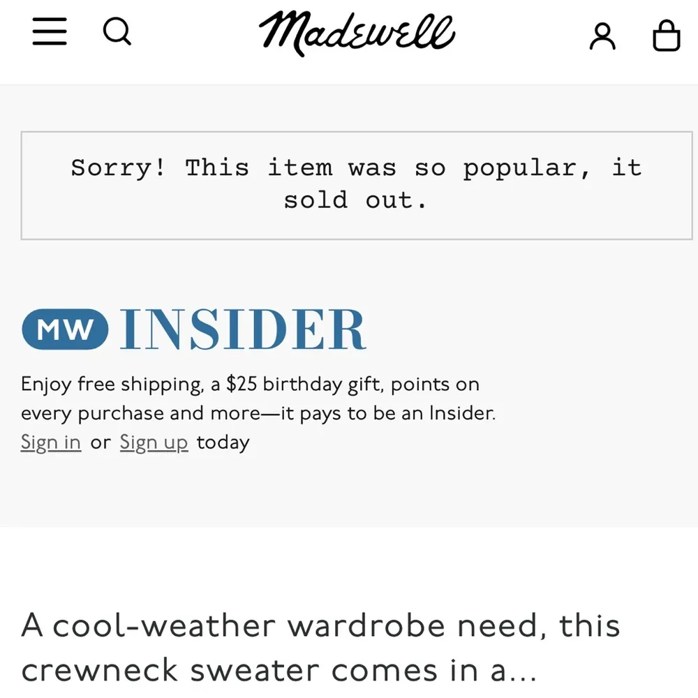 NWOT Madewell Wool-Alpaca Blend Boucle-Knit Oversized Sweater Sz M Sold Out - Image 4