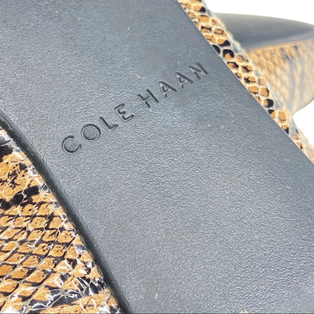 ⌘ Deltona Cap Toe Gore Leather Ballet Flats ⌘ Brown Snakeskin ⌘ 7.5M - Image 13