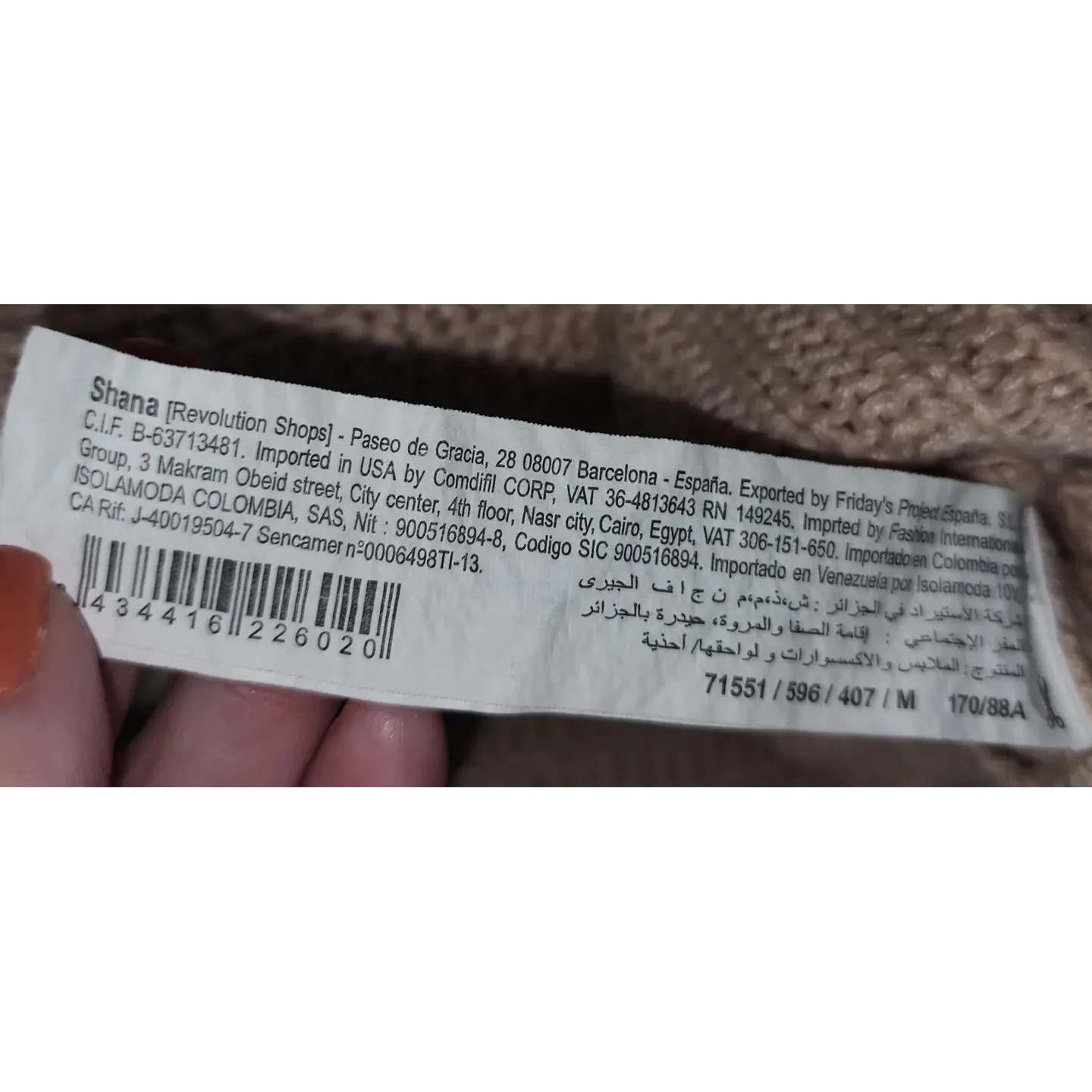 Ashley‎ by 26 Int'l Knit Sweater Tunic Long Sleeve Casual Medium - Image 4