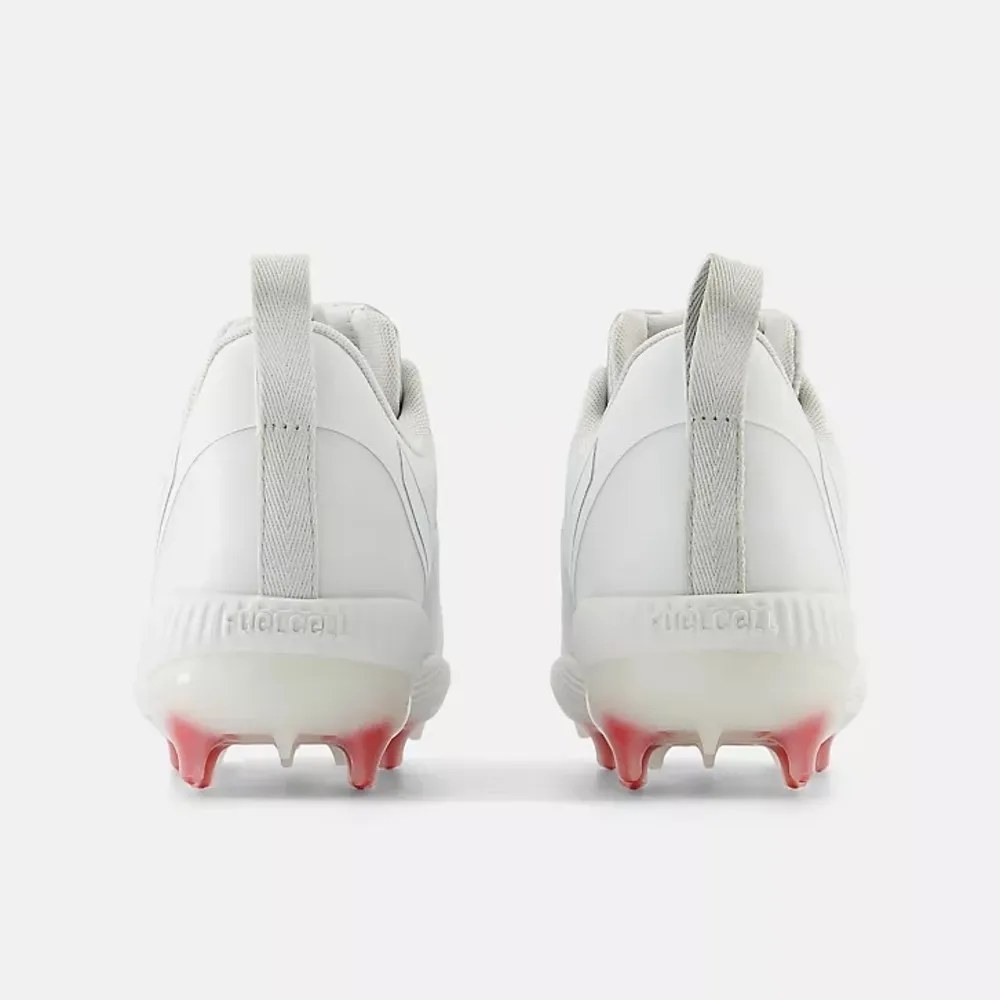 New Balance  White Silver FuelCell Romero Duo Comp Softball‎ Cleats - Image 5