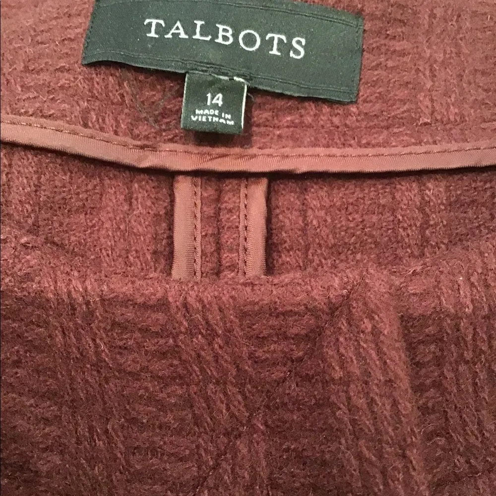 Talbots wool blend swing coat. - Image 11