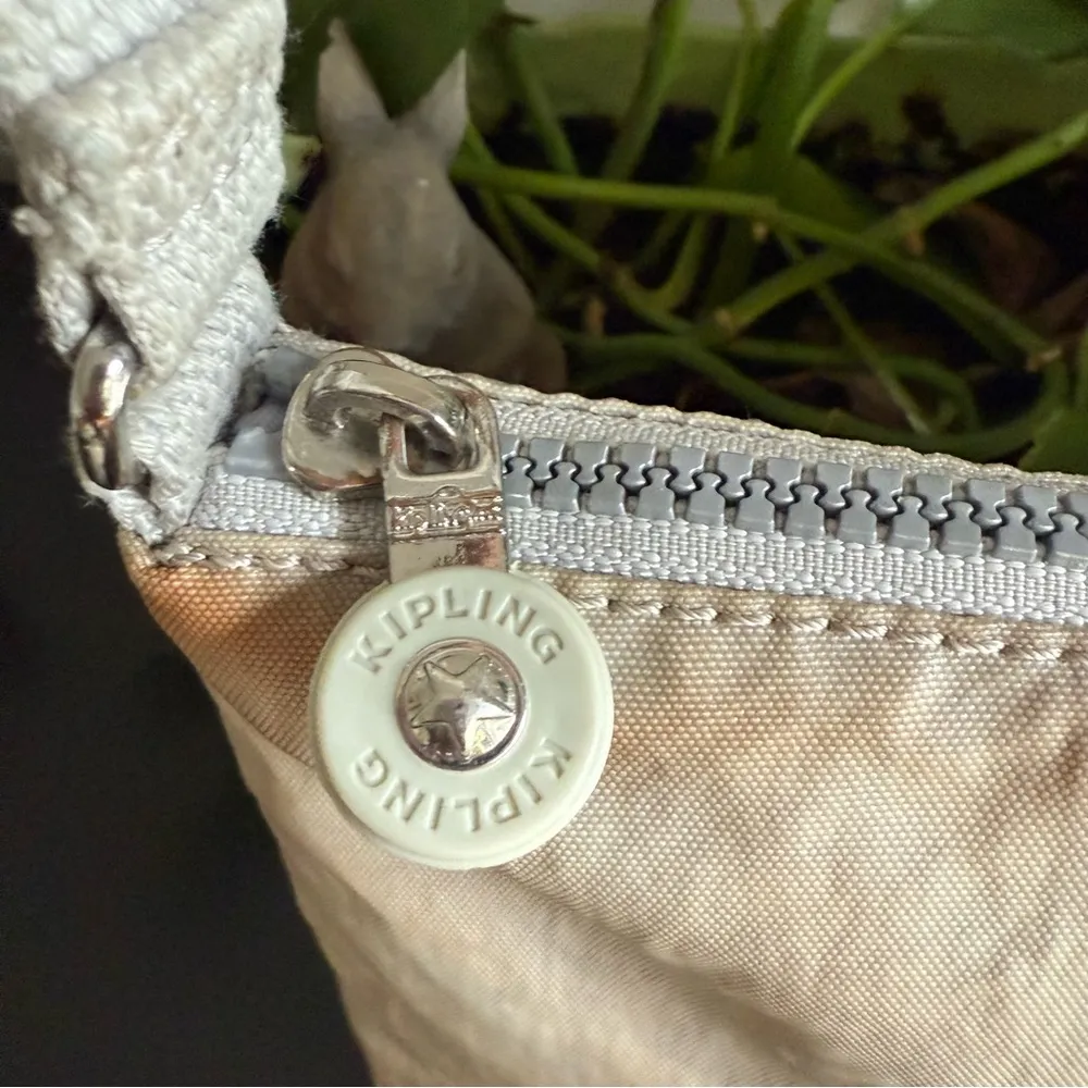 KIPLING Alvar Mini Bag Crossbody Silver Nylon - Image 4