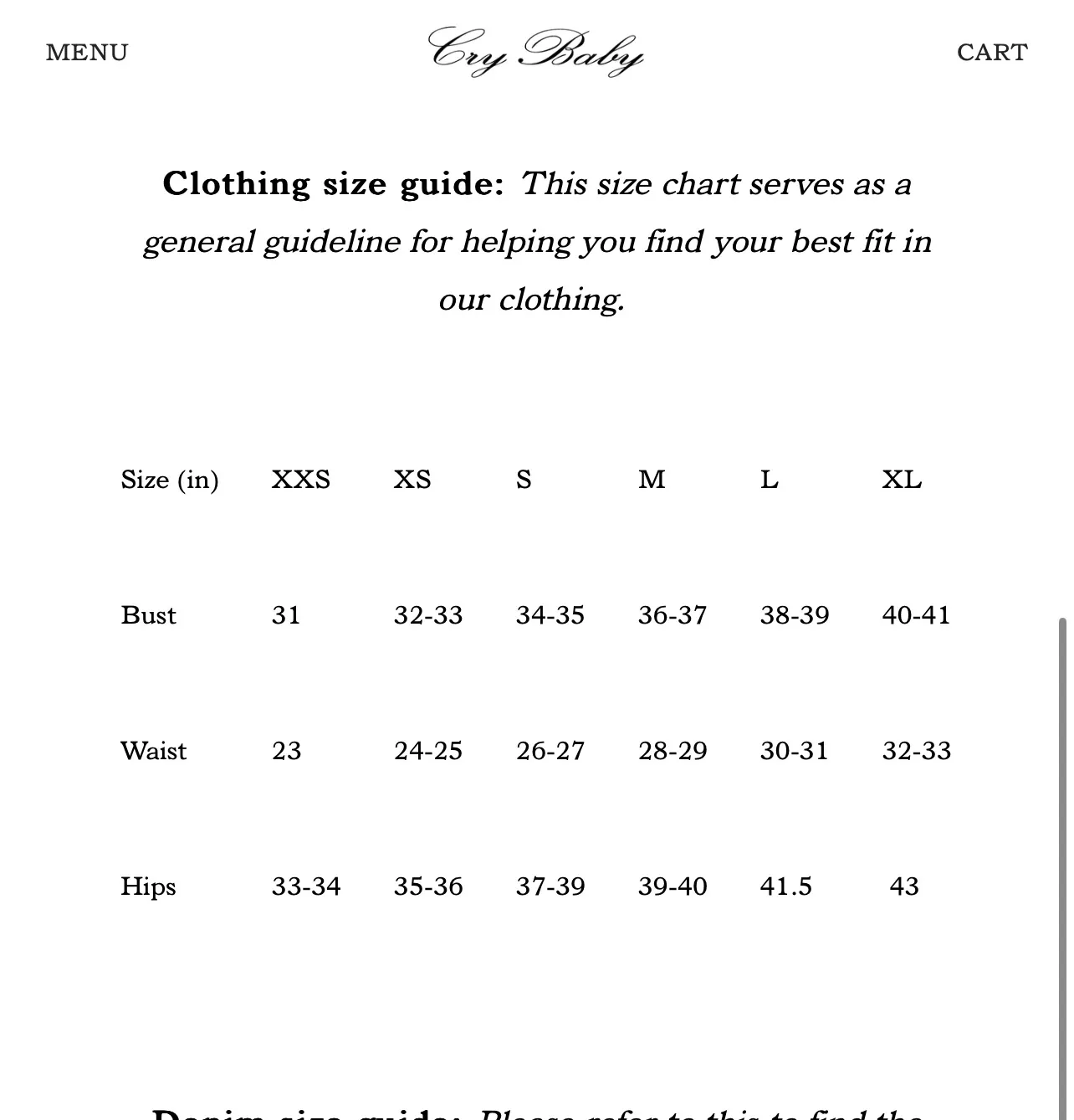 Cry Baby  Gardenia Top - Size Large  - Image 6